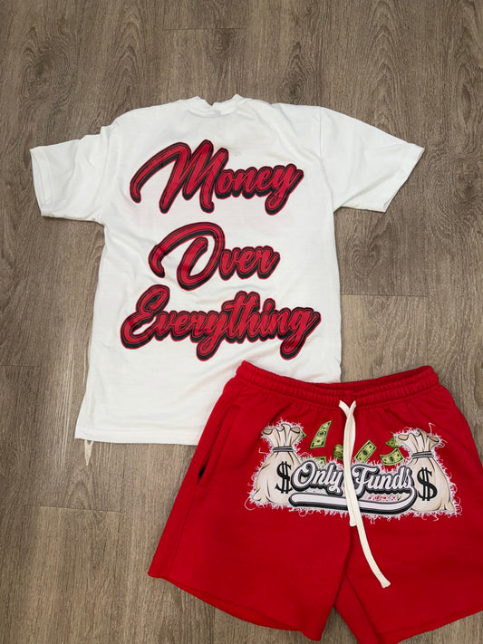 “Money Over Everything” Set - Red