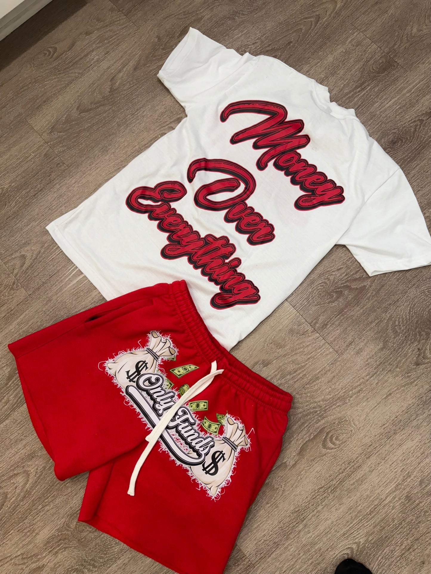 “Money Over Everything” Set - Red