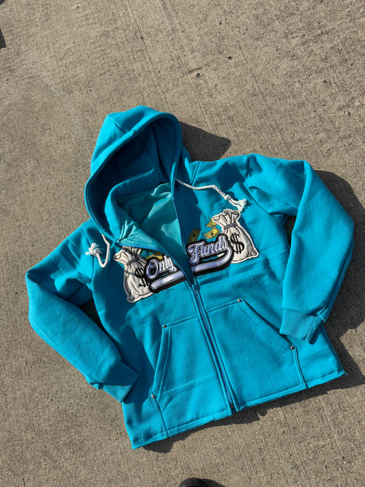 “I Don’t Know Just Get Money” Jacket - Blue